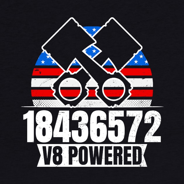 V8 Engine Shirt | American 18436572 Powered Gift by Gawkclothing